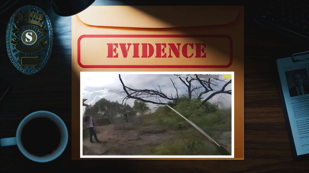 Chaos After Officer Tracks a Suspect Hiding in the Woods